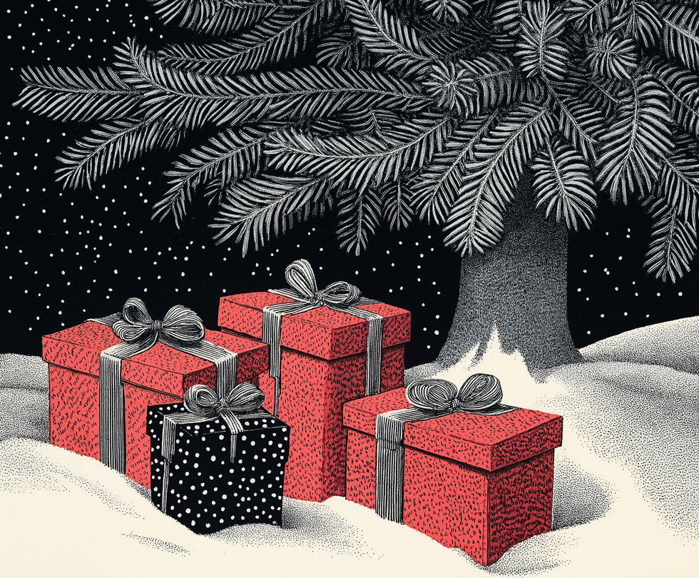 Zakelijke kerstpakketten met houten cadeaus