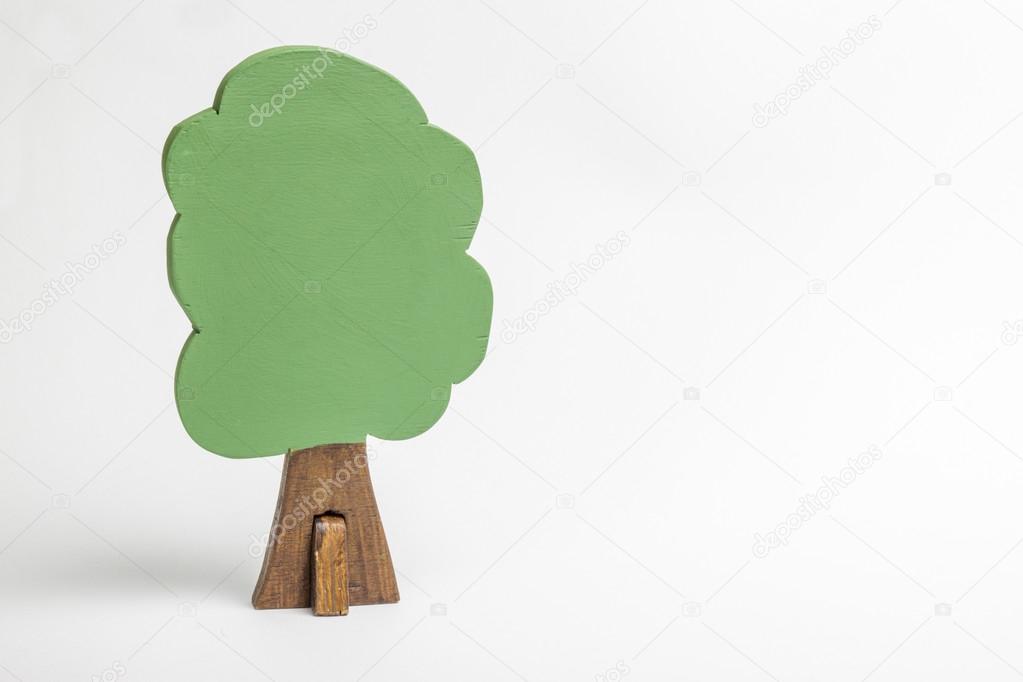 Houten sleutelhangers met gegraveerd merkbeeld